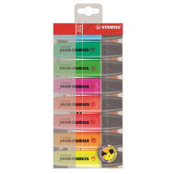 Szövegkiemelő készlet 2-5mm, vágott hegyű STABILO Boss original, 8 klf. szín Író- irodaszer, papíráru Stabilo