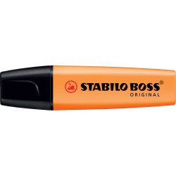 Szövegkiemelő 2-5mm, vágott hegyű, STABILO Boss original narancs