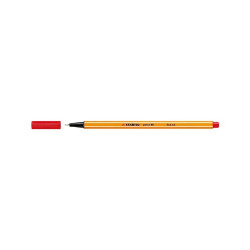 Rostirón, tűfilc 0,4mm, STABILO Point 88 piros
