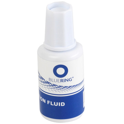 Hibajavító folyadék 20ml, vízbázisú szivacsos végű Bluering®