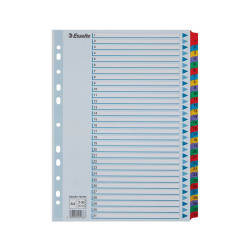 Elválasztólap, A4, regiszteres 1-31 laminált karton fülek 100164 Esselte