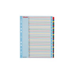 Elválasztólap, A4, Maxi regiszteres 1-31 laminált karton előlap 100210 Esselte