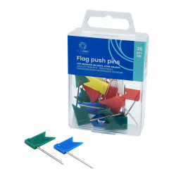 Térképtű zászlós 25 db/doboz, Bluering® Irodatechnika, kellékei Bluering