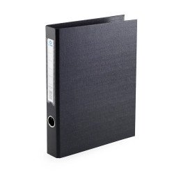 Gyűrűskönyv A4, 3,5cm, 4 gyűrűs PP/PP Bluering® Prémium fekete Gyűrűskönyv Bluering