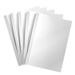 Hőkötő borító, A4, 1,5mm, 10lapig 100 db/doboz, Bluering® fehér
