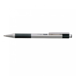 Golyóstoll 0,7mm, fekete test, Zebra F-301, írásszín kék Golyóstoll Zebra
