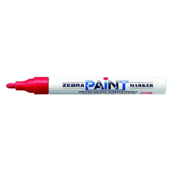 Lakkmarker olajbázisú Zebra piros Író- irodaszer, papíráru Zebra
