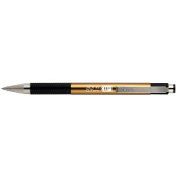Golyóstoll 0,7mm, metál pezsgő test, Zebra F-301A, írásszín kék Golyóstoll Zebra