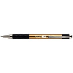 Golyóstoll 0,7mm, metál pezsgő test, Zebra F-301A, írásszín kék Golyóstoll Zebra