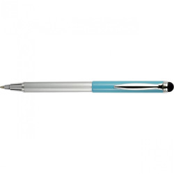 Golyóstoll metál világoskék test, Zebra Stylus Telescopic, írásszín kék Golyóstoll Zebra