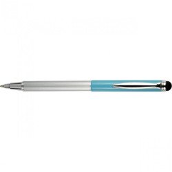 Golyóstoll metál világoskék test, Zebra Stylus Telescopic, írásszín kék Golyóstoll Zebra