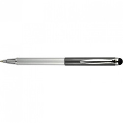 Golyóstoll metál szürke test, Zebra Stylus Telescopic, írásszín kék Golyóstoll Zebra
