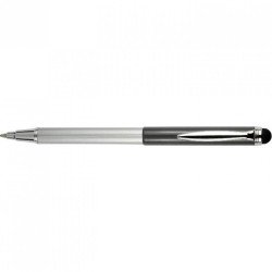 Golyóstoll metál szürke test, Zebra Stylus Telescopic, írásszín kék Golyóstoll Zebra