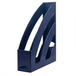 Iratpapucs 8cm, műanyag, 80x327x253mm, Bluering®, sötétkék Iratpapucs Bluering