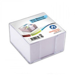 Kockatömb tartó műanyag 8x8x5cm, Bluering® víztiszta Író- irodaszer, papíráru Bluering