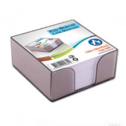 Kockatömb tartó műanyag 10x10x4,5cm, Bluering® füst Író- irodaszer, papíráru Bluering