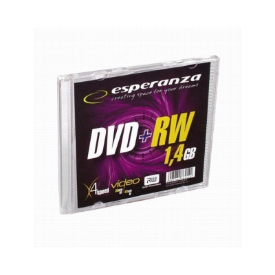 DVD+RW 1,4Gb. 4x újraírható 8cm, lemez, slim tok wapc Esperanza DVD+RW 1,4Gb. 4x újraírható 8cm, lemez, slim tok wapc Esperanza