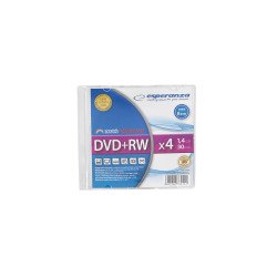 DVD+RW 1,4Gb. 4x újraírható 8cm, lemez, slim tok wapc Esperanza