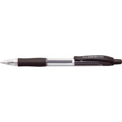Golyóstoll 0,7mm, fekete átlátszó test Penac CCH-3, írásszín fekete Golyóstoll Penac