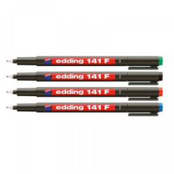 Alkoholos marker 0,6mm, 141F OHP Edding kék Író- irodaszer, papíráru Edding