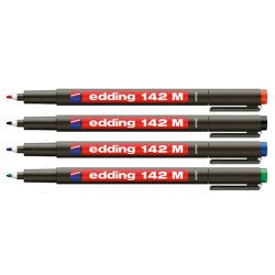 Alkoholos marker 1mm, 142M OHP Edding piros Író- irodaszer, papíráru Edding