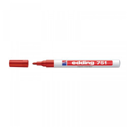 Lakkmarker 1-2mm, kerek Edding 751 piros Író- irodaszer, papíráru Edding