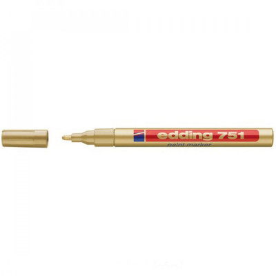 Lakkmarker 1-2mm, kerek Edding 751 arany Lakkmarker 1-2mm, kerek Edding 751 arany