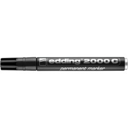 Alkoholos marker 1,5-3mm, kerek hegyű, Edding 2000 fekete Író- irodaszer, papíráru Edding