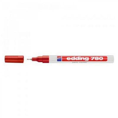 Lakkmarker 0,8mm, kerek Edding 780 piros Lakkmarker 0,8mm, kerek Edding 780 piros