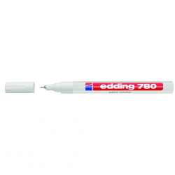 Lakkmarker 0,8mm, kerek Edding 780 fehér Író- irodaszer, papíráru Edding