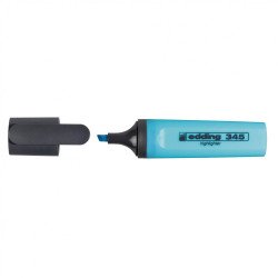 Szövegkiemelő 2-5mm, vágott Edding 345 kék Író- irodaszer, papíráru Edding