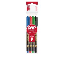 Alkoholos marker készlet, 0,5mm, CD/DVD F Ico, 4 klf.szín Író- irodaszer, papíráru Ico