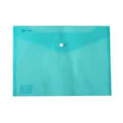 Irattartó tasak A4, PP patentos Bluering® transzparens zöld Irattartó tasak, patentos Bluering