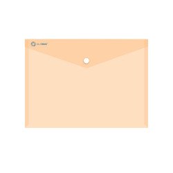 Irattartó tasak A5, PP patentos Bluering® transzparens narancs