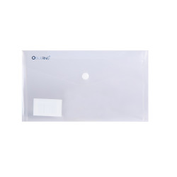 Irattartó tasak DL `csekk` patentos PP Bluering® transzparens Irattartó tasak Bluering