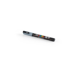 Dekormarker 0,9-1,3mm, PC-3M Uni Posca szürke Dekormarker Uni