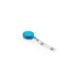 Névjegykitűzőhöz akasztós tartó, kék kihúzható kerek 60cm, zsinórral, patentos Bluering® Író- irodaszer, papíráru Bluering