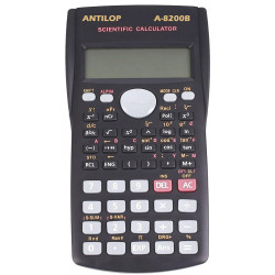 Számológép tudományos 240 funkciós fekete Antilop A-8200B Irodatechnika, kellékei Antilop
