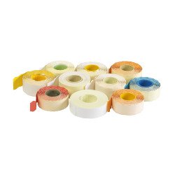 Árazószalag folyamatos 20mm, 14,5m 10 tekercs/csomag, Bluering®, fehér