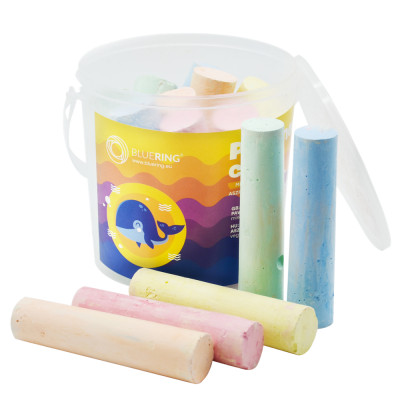 Aszfaltkréta vödrös Bluering® 15 db klf. szín, Bálnás