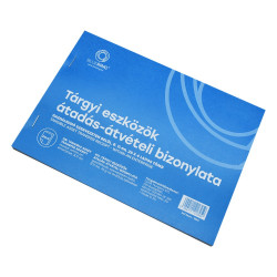 Tárgyi eszköz átadás átvétel bizonylat gazdálkodó szervezeten belül 25x4lapos A5, fekvő B.11-66 Bluering® Író- irodaszer, papíráru Bluering
