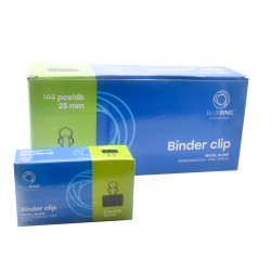 Binderkapocs 25mm, 12 db/doboz, Bluering® Irodatechnika, kellékei Bluering