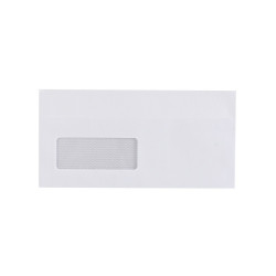 Boríték LA4 öntapadó bélésnyomott bal ablak 35x90mm 110x220mm B20A20 Bluering® fehér Boríték Bluering