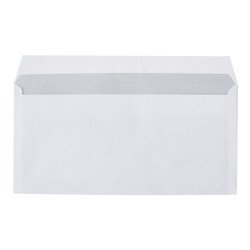 Boríték LA4 szilikonos bélésnyomott jobb ablakos 35x90mm 110x220mm J28A20 Bluering® fehér