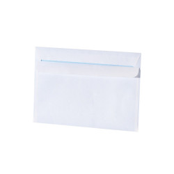 Boríték LC/6 öntapadó bélésnyomott 114x162mm Bluering® fehér Boríték Bluering