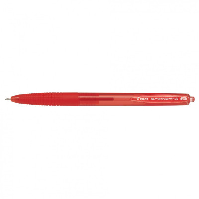 Golyóstoll 0,7 nyomógombos F Super Grip G Pilot, írásszín piros