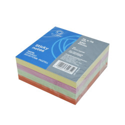 Jegyzettömb öntapadó, 75x75mm, 320lap, Bluering® , pasztell Író- irodaszer, papíráru Bluering