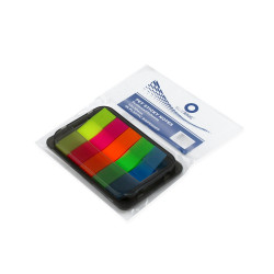 Jelölőcímke 12x50mm, 5x25lap, műanyag adagolóban Bluering® Író- irodaszer, papíráru Bluering