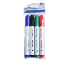 Flipchart marker készlet, rostirón vizes vágott végű 1-4mm, Bluering®, 4 klf. szín Flipchart marker Bluering