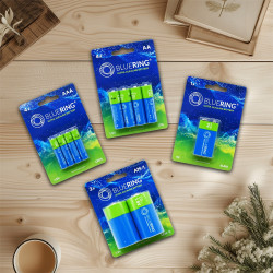 Elem tölthető akku AA ceruza HR6 2600mah 4 db/csomag, Bluering®